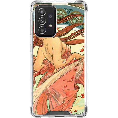 Alphonse Mucha The Arts, Dance Galaxy A52 5G Clear Case