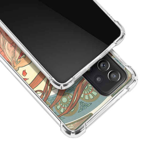 Alphonse Mucha The Arts, Dance Galaxy A52 5G Clear Case
