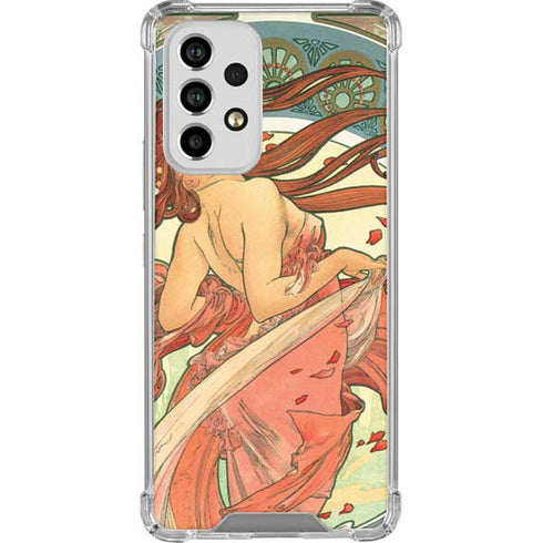 Alphonse Mucha The Arts, Dance Galaxy A53 5G Clear Case
