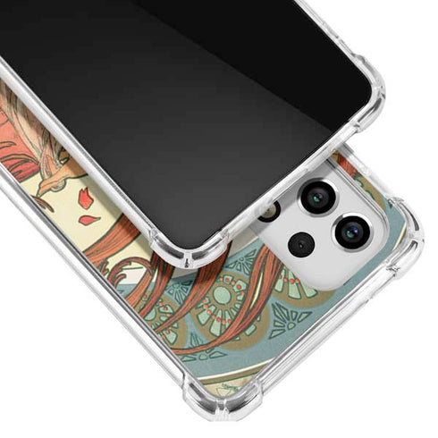 Alphonse Mucha The Arts, Dance Galaxy A53 5G Clear Case