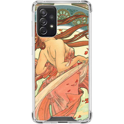 Alphonse Mucha The Arts, Dance Galaxy A72 5G Clear Case