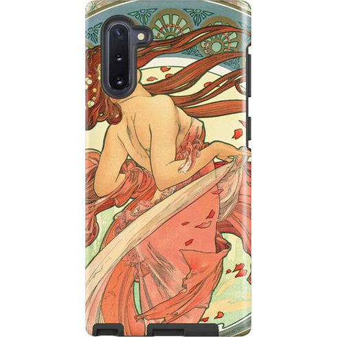 Alphonse Mucha The Arts, Dance Galaxy Note 10 Pro Case