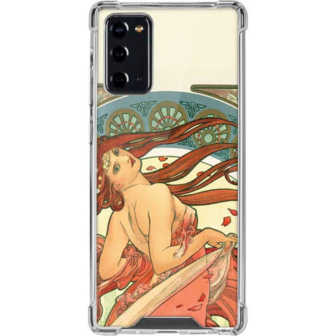 Alphonse Mucha The Arts, Dance Galaxy Note20 5G Clear Case