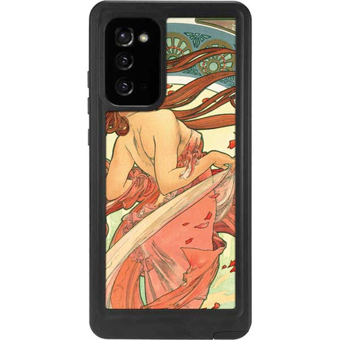 Alphonse Mucha The Arts, Dance Galaxy Note20 5G Waterproof Case
