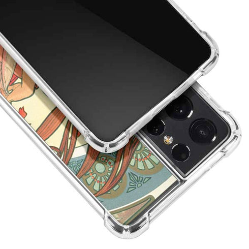 Alphonse Mucha The Arts, Dance Galaxy S21 Ultra 5G Clear Case