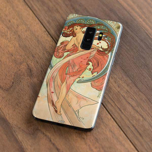 Alphonse Mucha The Arts, Dance Galaxy S9 Plus Skin