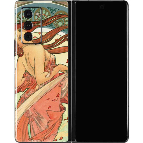 Alphonse Mucha The Arts, Dance Galaxy Z Fold2 5G Skin