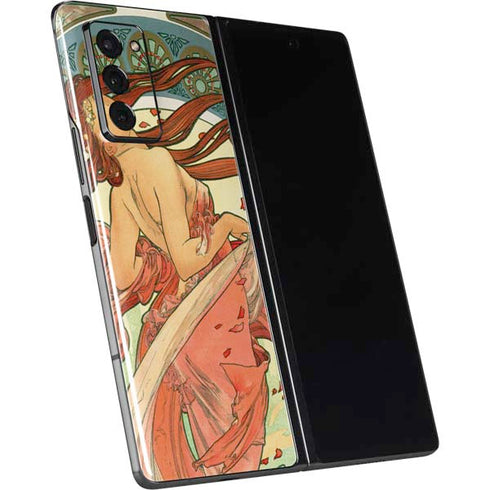 Alphonse Mucha The Arts, Dance Galaxy Z Fold2 5G Skin