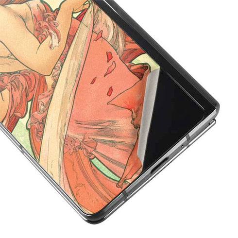 Alphonse Mucha The Arts, Dance Galaxy Z Fold2 5G Skin