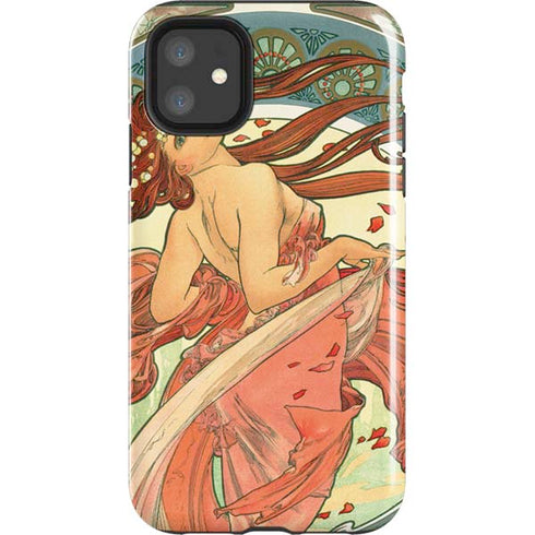 Alphonse Mucha The Arts, Dance iPhone 11 Impact Case