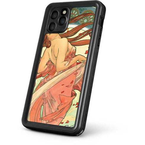 Alphonse Mucha The Arts, Dance iPhone 11 Pro Max Waterproof Case