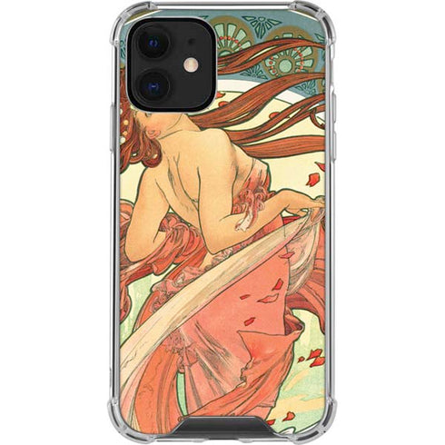 Alphonse Mucha The Arts, Dance iPhone 12 Clear Case