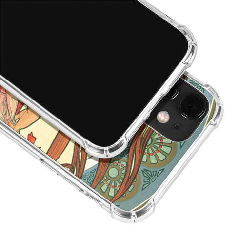 Alphonse Mucha The Arts, Dance iPhone 12 Clear Case