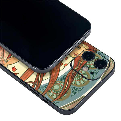 Alphonse Mucha The Arts, Dance iPhone 12 Mini Skin
