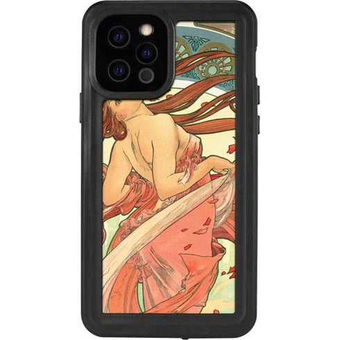 Alphonse Mucha The Arts, Dance iPhone 12 Pro Waterproof Case