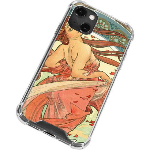 Alphonse Mucha The Arts, Dance iPhone 13 Mini Clear Case