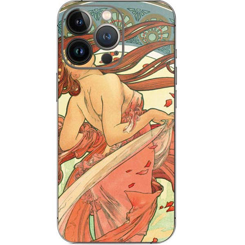 Alphonse Mucha The Arts, Dance iPhone 13 Pro Skin