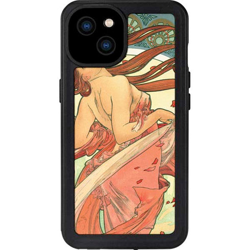 The Arts: Dance by Mucha iPhone 15 Plus Waterproof Case