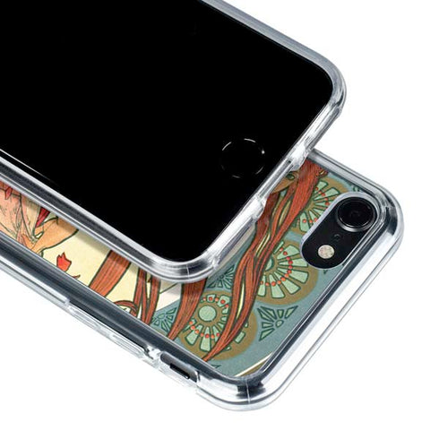Alphonse Mucha The Arts, Dance iPhone SE (2nd & 3rd Gen) Clear Case