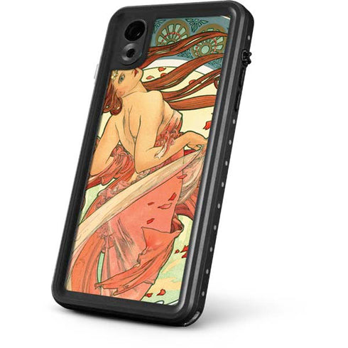 Alphonse Mucha The Arts, Dance iPhone XR Waterproof Case