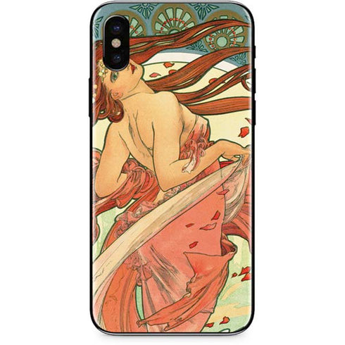 Alphonse Mucha The Arts, Dance iPhone XS Skin