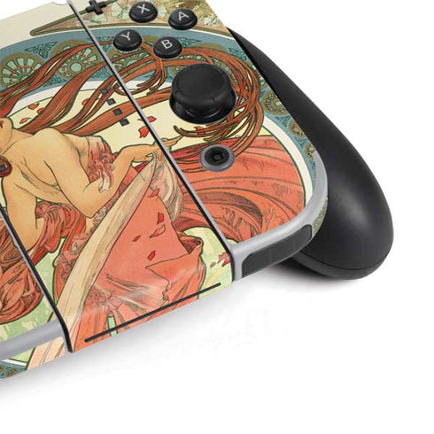Alphonse Mucha The Arts, Dance Nintendo Switch OLED (2021) Skin