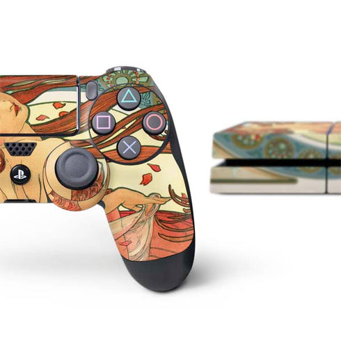 Alphonse Mucha The Arts, Dance PS4 Console and Controller Bundle Skin