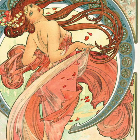 Alphonse Mucha The Arts, Dance PS4 Pro/Slim Controller Skin