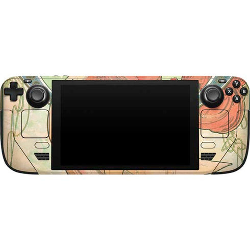 Alphonse Mucha The Arts, Dance Steam Deck Handheld Gaming Computer Skin