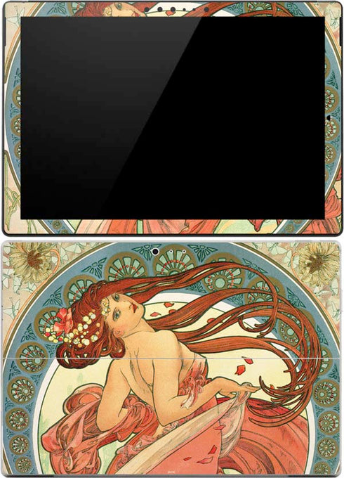 Alphonse Mucha The Arts, Dance Surface Pro 4 Skin