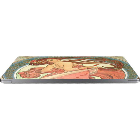 Alphonse Mucha The Arts, Dance Universal Laptop 12in (9.8 x 6.8in) Skin