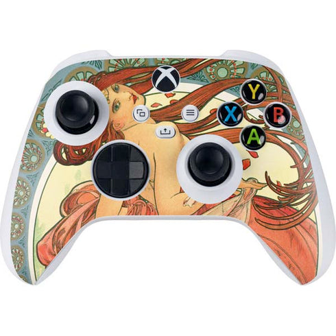 Alphonse Mucha The Arts, Dance Xbox Series S Controller Skin