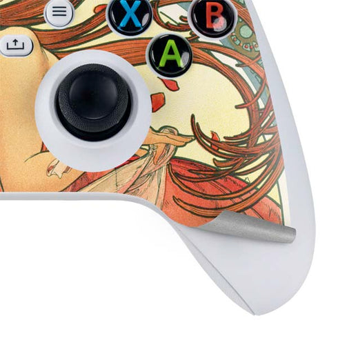 Alphonse Mucha The Arts, Dance Xbox Series S Controller Skin