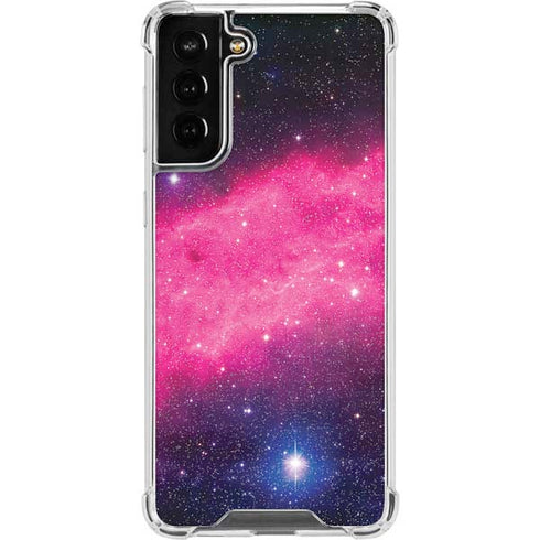 The California Nebula Galaxy S21 FE Clear Case