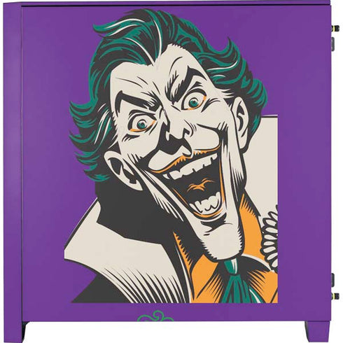 DC Comics The Joker The Classic Art Corsair 4000D Tempered Glass Mid-Tower ATX Case Skin