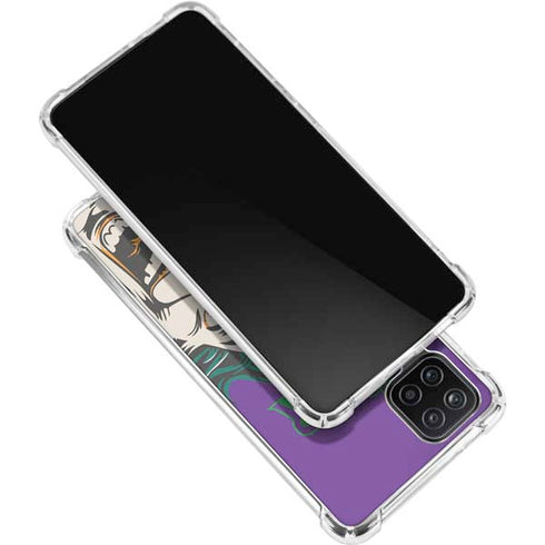 DC Comics The Joker The Classic Art Galaxy A12 Clear Case