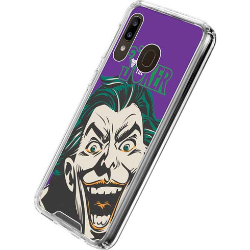 DC Comics The Joker The Classic Art Galaxy A30 Clear Case