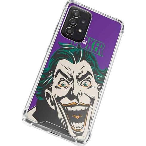 DC Comics The Joker The Classic Art Galaxy A52 5G Clear Case