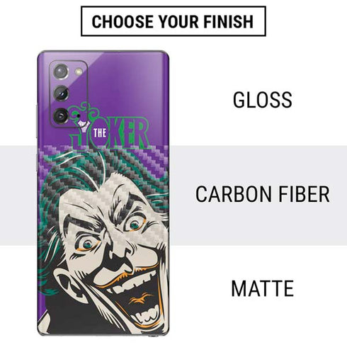 DC Comics The Joker The Classic Art Galaxy Note20 5G Skin