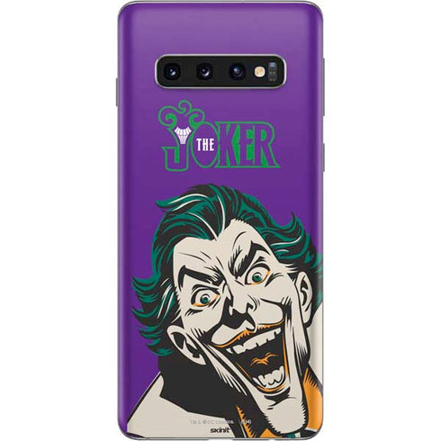 DC Comics The Joker The Classic Art Galaxy S10 Skin