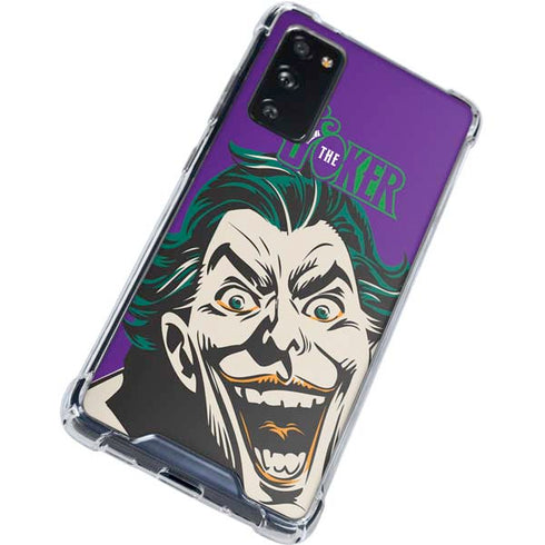 DC Comics The Joker The Classic Art Galaxy S20 FE Clear Case