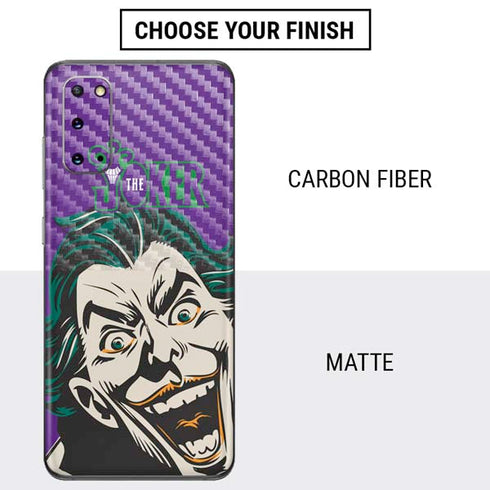 DC Comics The Joker The Classic Art Galaxy S20 Skin