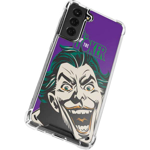 DC Comics The Joker The Classic Art Galaxy S21 Plus 5G Clear Case