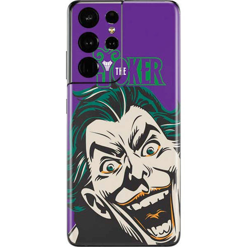 DC Comics The Joker The Classic Art Galaxy S21 Ultra 5G Skin