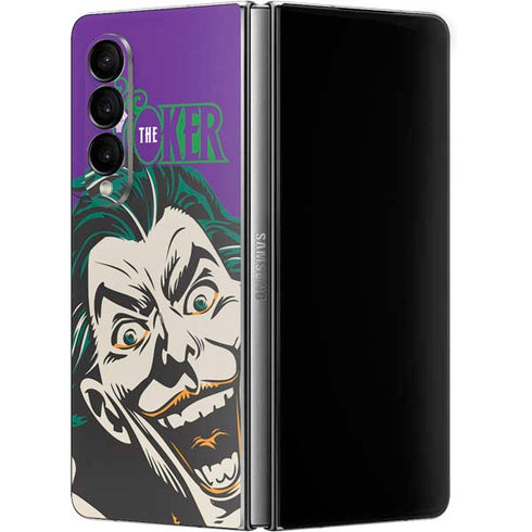 DC Comics The Joker The Classic Art Galaxy Z Fold4 5G Skin