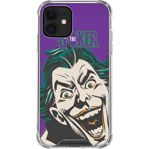 DC Comics The Joker The Classic Art iPhone 12 Clear Case