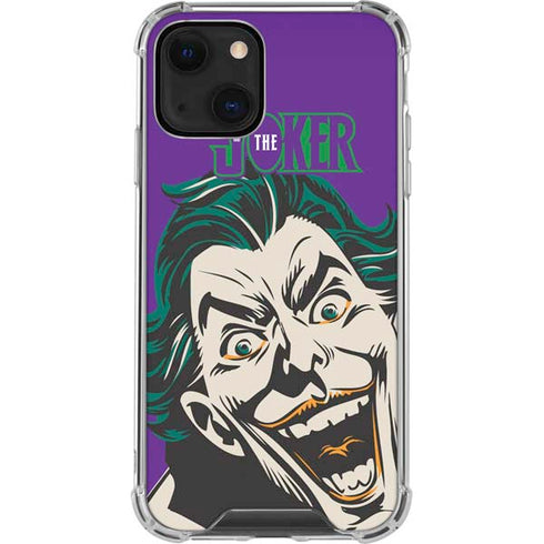 DC Comics The Joker The Classic Art iPhone 14 Plus Clear Case