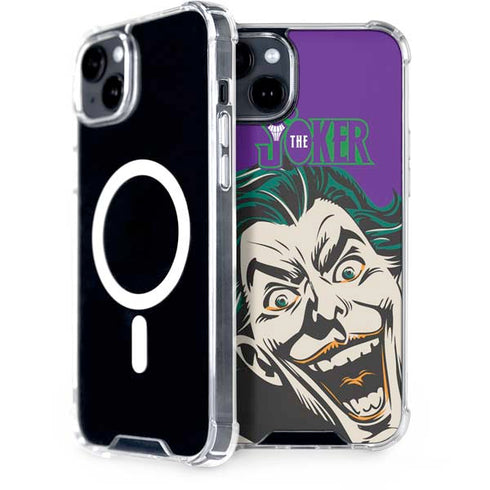 DC Comics The Joker The Classic Art iPhone 15 Plus MagSafe Case