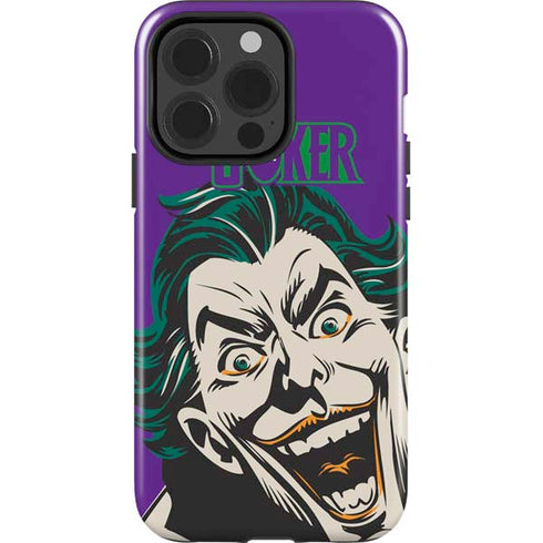 DC Comics The Joker The Classic Art iPhone 15 Pro Impact Case