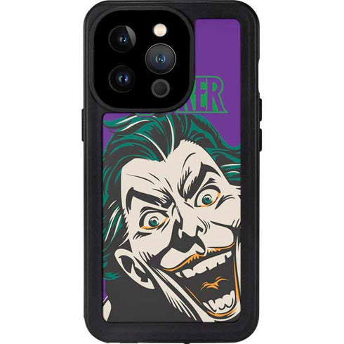 DC Comics The Joker The Classic Art iPhone 14 Pro Waterproof Case